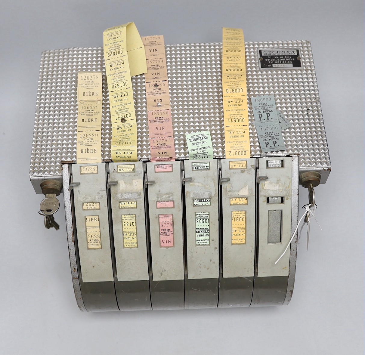 A Bistro ticket machine